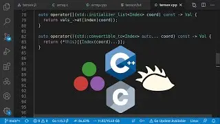 Tensors in C++20 and more