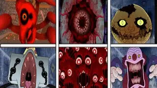 One Night At Flumpty’s 3 All jumpscares+death message