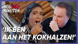 WEDSTRIJD FRIKANDELLEN ETEN TEGEN DE SNACKSPERT - NOG 10 MINUTEN | Nieuwe Gasten