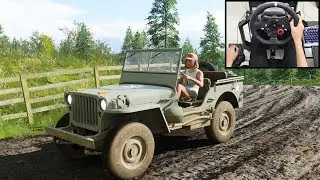 Jeep Willys 4x4 - Forza Horizon 4 | Logitech g29 gameplay