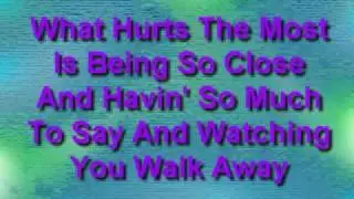 Rascal Flatts- What Hurts The Most **WITH LYRICS**