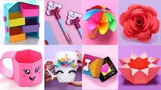 8 Easy Craft Ideas | Paper Craft | Art and Craft | Craft Ideas