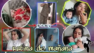 Mi rutina de mañana con mi bebé de 3 meses❣️🐤