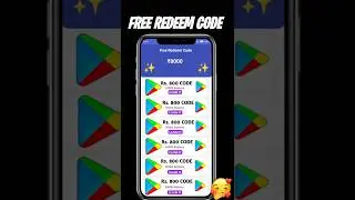 Free Redeem Code | Free Redeem Code App | Free Google Play Redeem Code App 