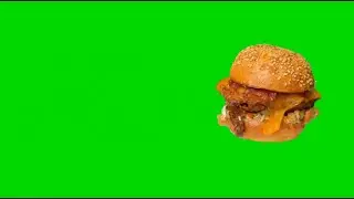 FAST FOOD! 8 x Bacon burger animations on green screen - VFX for video Editing 