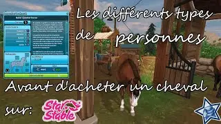 Les différents types de personnes avant d'acheter un cheval // Star Stable