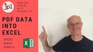 PDF Data into Excel: Getting Data from a PDF Document into Excel