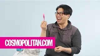 Clueless Guys React to Tampons | Cosmopolitan