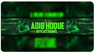 How to make a green youtube banner!