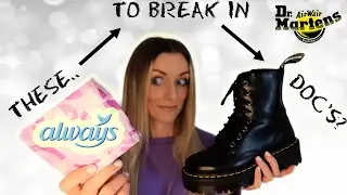HOW TO: BREAK IN DR. MARTENS | No Blisters In ONE WEEK!!!!!!