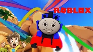 ROBLOX THOMAS GOES TO THE WATERPARK ! || Roblox Gameplay || Konas2002