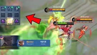 CHOU BEST HIGH DAMAGE EMBLEM FOR BEGINNERS + MY MANIAC BUILD
