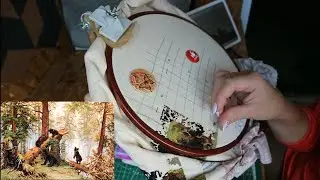 HYSTERIA ON EMBROIDERY YOUTUBE/CROSS STITCH/LUKAS 