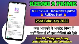 REDMI 9 PRIME MIUI 12.5.3.0 NEW UPDATE ROLLOUT START |REDMI 9 PRIME NEXT UPDATE ROLLOUT START 🇮🇳