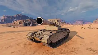 British Tier VIII tank destroyer FV4005 - Preview