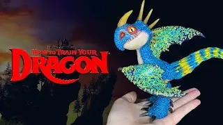 MAKING Stormfly from How to Train Your Dragon - DIY tutorial!