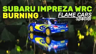 Спортивная легенда Subaru Impreza (Rally) разрушена огнем!