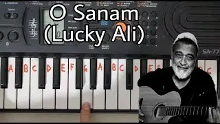 O sanam  easy piano tutorial.