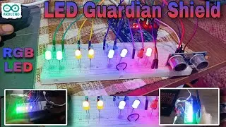 LED Guardian Shield! Arduino Simple Project #arduino #diy #science