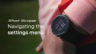 V5 Support videos - Navigating the settings menu