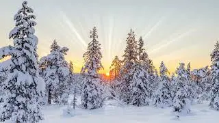 зимние пейзажи под музыку