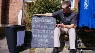 FREE VINTAGE CLOTHING FOR FOOD BANK DONATIONS - RECYCLING OLD STOCK AND GIVING BACK TO THE COMMUNITY