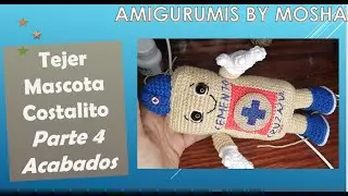 Mascota COSTALITO CRUZ AZUL  parte 4 Acabados, Ultima Parte