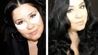 Heatless Curls Using Socks - Night Routine