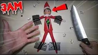 (SCARY) CUTTING OPEN HAUNTED ELF ON THE SHELF DOLL AT 3AM!! _WHAT'S INSIDE ELF ON THE SLELF_
