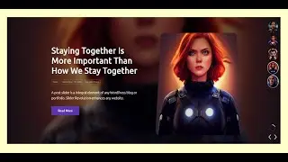 Super-Hero Post Slider || Slider Revolution 6