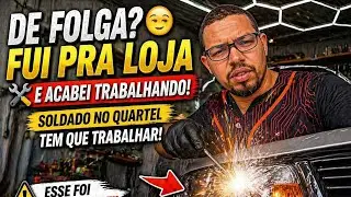 ERA PRA SER FOLGA… MAS ACABEI TRABALHANDO 😅🔥 (Restauração de Farol + Correria na Loja!)