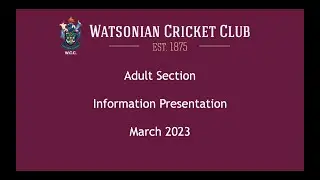 WCC Adult Section Info Presentation 2023