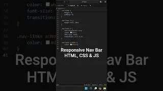 Responsive Navbar with HTML, CSS & JS | Hamburger Menu 