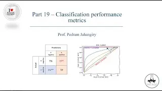 Part 19-Performance metrics for machine learning classification models