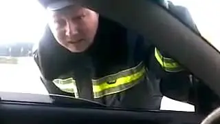 Пьяный гаишник