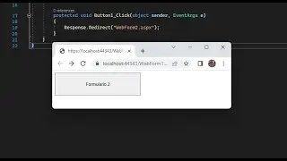 ✅ Como abrir otro formulario al precionar un boton con C# Web forms  ASP.NET