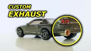 DIY: EASY CUSTOM HOT WHEELS EXHAUST | Hot Wheels Custom tutorial