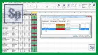 Excel - How to Change Cell Color Automatically. Conditional Formatting. In Spanish HD