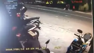 Maling motor gagal tapi kunci sudah di jebol pakai kunci T