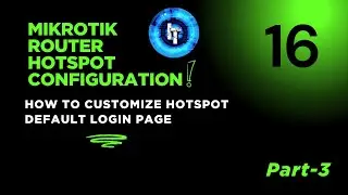 MikroTik Hotspot Customized Login Page | Full Step-by-Step Configuration Tutorial 2025 