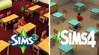♦️ Highschool vs University Classes ♦️ Sims 4 vs. Sims 3