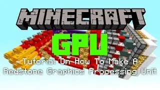Compact Redstone - Fastest Redstone GPU!! - Tutorial 4