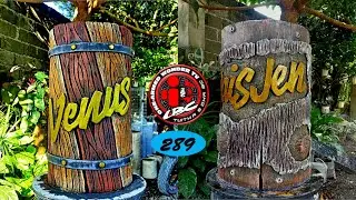 MAKING LARGE CEMENT TREE STUMP POTS | COMPILATION OF 2 BEAUTIFUL POTS | AMAZING DIY CEMENT IDEAS