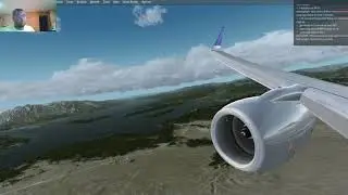 Mountainous approach and landing into Jackson Hole, WY {KJAC in the PMDG 737-700 {P3Dv4}