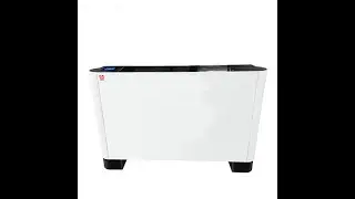 Vertical surface mounted ultra thin fan coil unit