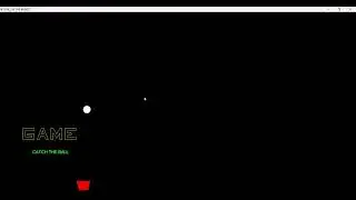 Catch the ball game in  c programming in opengl.