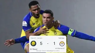 🔥🔥Cristiano Ronaldo Leads Al-Nassr! 5-1 Win vsAl-Zawraa |Highlights