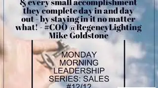 Your sales team #success will come from each & every small accomplishment they complete day in and …