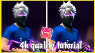 4k quality tutorial free fire || 4k quality video 