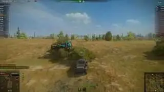 WorldOfTanks нагиб на Pz-1C Минус шесть за бортом (медали воин и спартанец)
